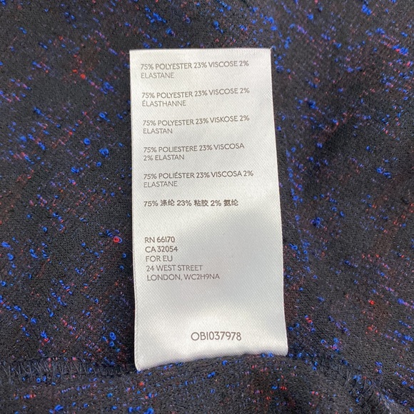 NWT Free People Red Combo Puffy Sleeve Mini Dress XS - Picture 14 of 15